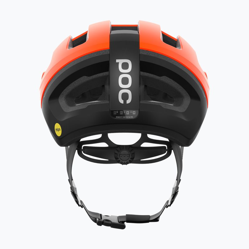 Cyklistická helma POC Omne Beacon MIPS fluorescent orange matt/uranium black matt 4