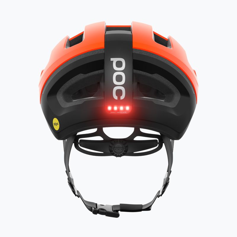 Cyklistická helma POC Omne Beacon MIPS fluorescent orange matt/uranium black matt 5