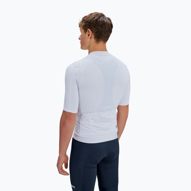 Pánský cyklistický dres POC Cadence Jersey hydrogen white 2