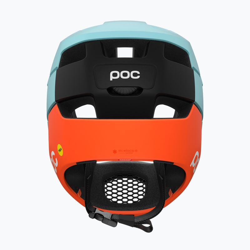 Cyklistická helma POC Otocon Race MIPS indicolite blue matt/carnelian orange matt 4