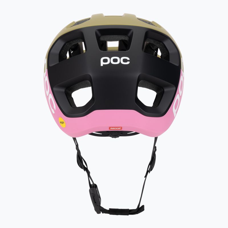 Cyklistická helma POC Cularis olivine green matt/thulite pink matt 4