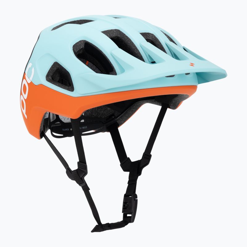 Cyklistická helma POC Cularis indicolite blue matt/carnelian orange matt
