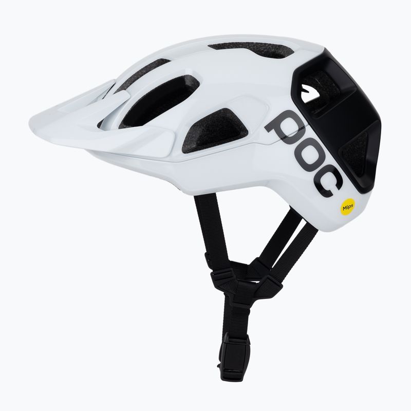 Cyklistická helma POC Cularis hydrogen white/uranium black matt w. logo 3