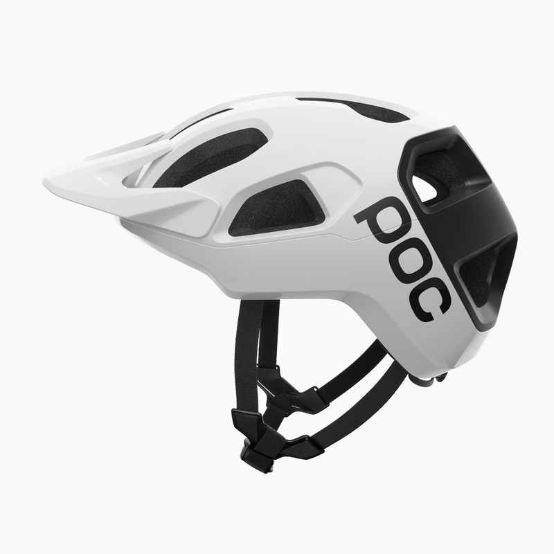 Cyklistická helma POC Cularis hydrogen white/uranium black matt w. logo 2