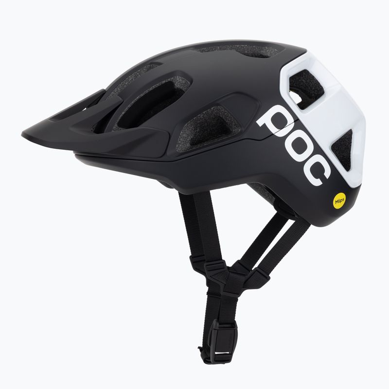 Cyklistická helma POC Cularis uranium black matt/hydrogen white w. logo 3