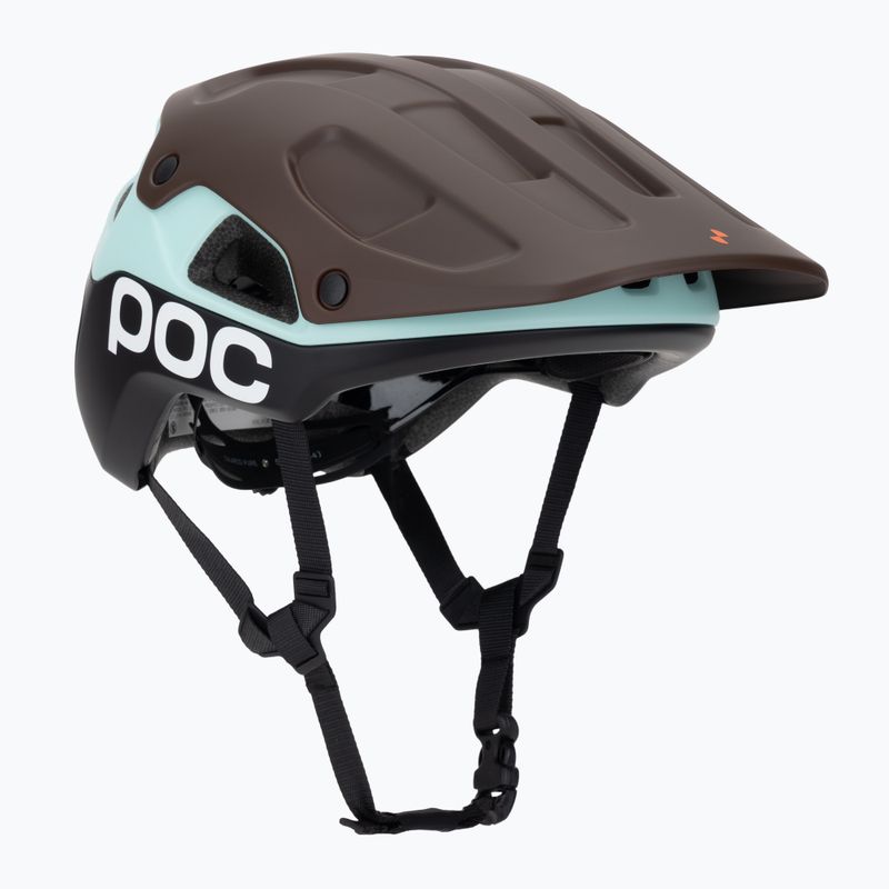 Cyklistická helma POC Cularis Pure bronzite brown matt/lazurite blue matt 9