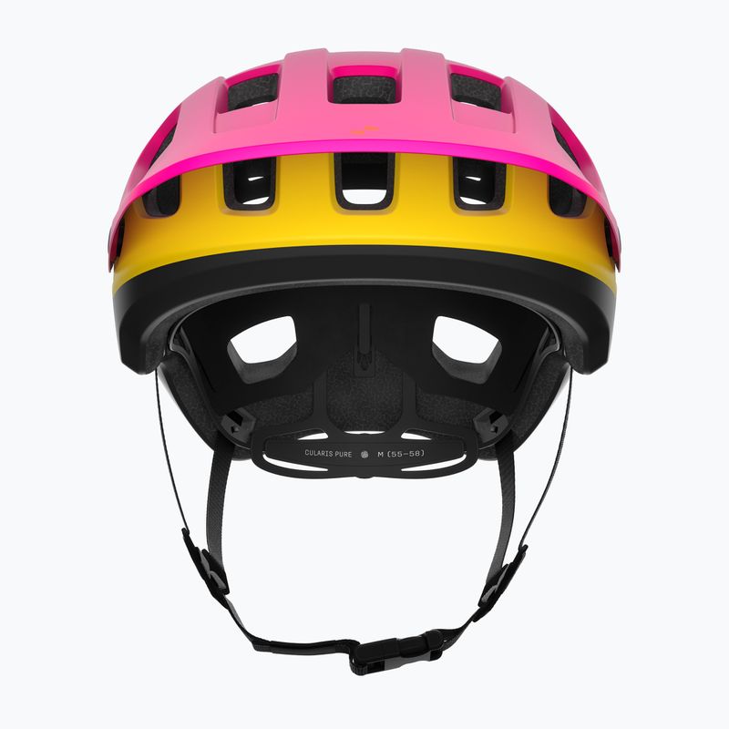 Cyklistická helma POC Cularis Pure rhos red matt/citrine yellow matt 3