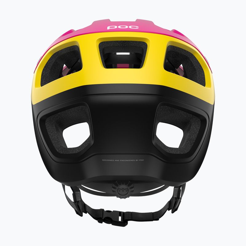 Cyklistická helma POC Cularis Pure rhos red matt/citrine yellow matt 4