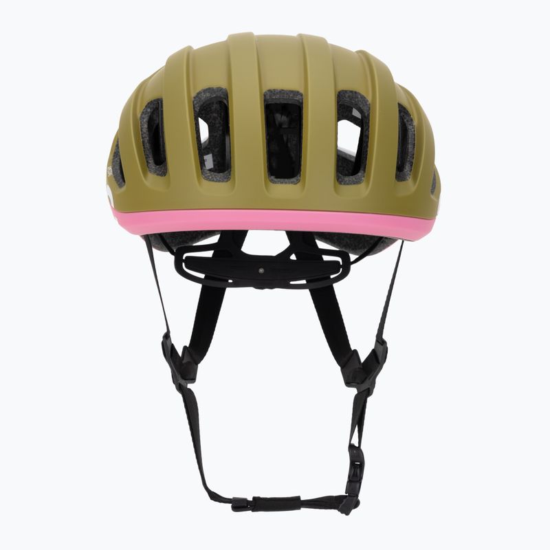 Cyklistická helma POC Amidal olivine green matt/thulite pink matt 2