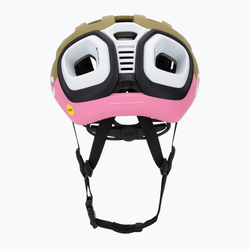 Cyklistická helma POC Amidal olivine green matt/thulite pink matt 4