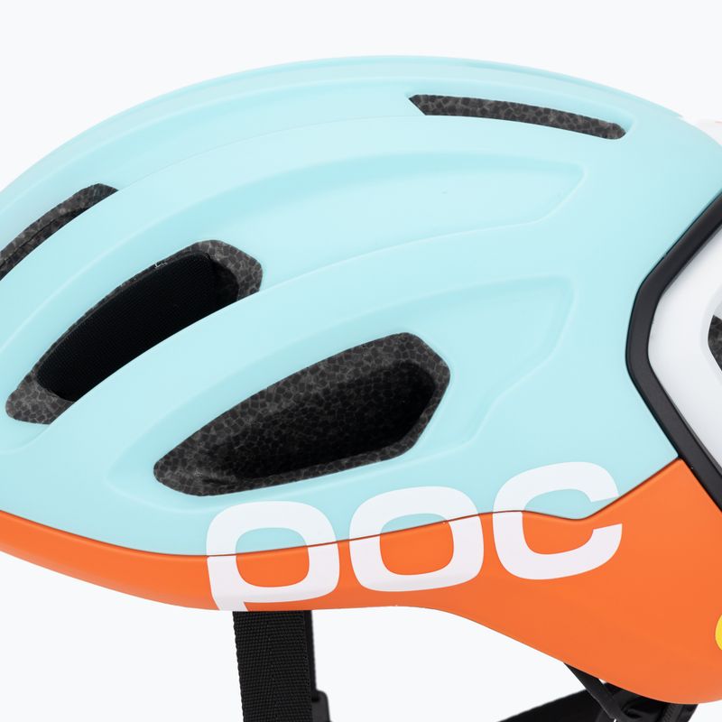 Cyklistická helma POC Amidal indicolite blue matt/carnelian orange matt 7