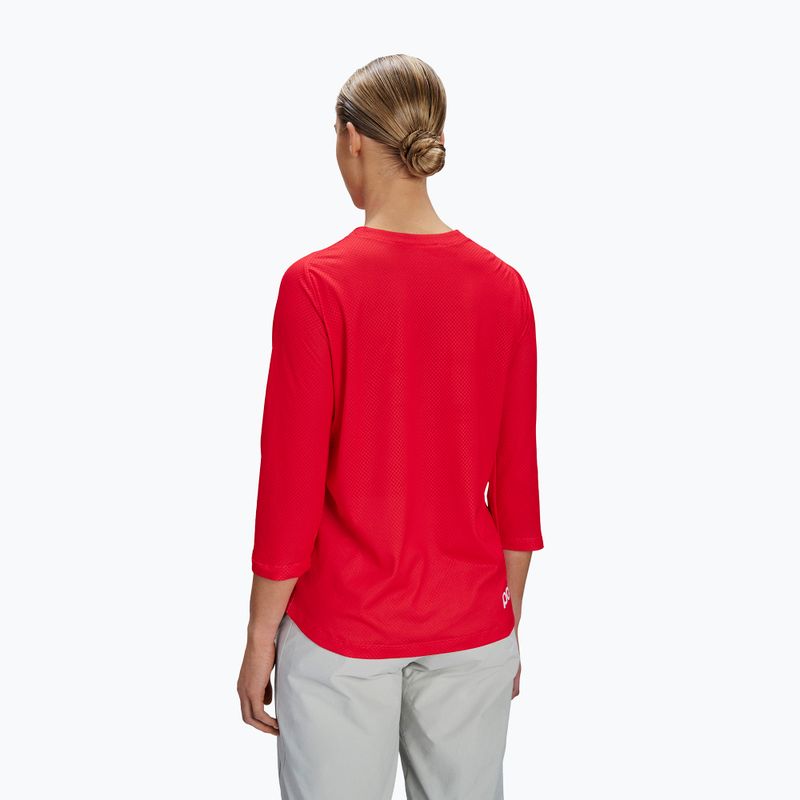 Dámský cyklistický dres POC Motion Air Jersey 3/4 prismane red 2