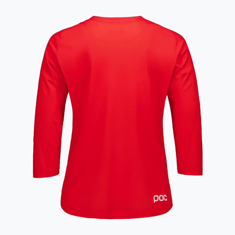 Dámský cyklistický dres POC Motion Air Jersey 3/4 prismane red 4