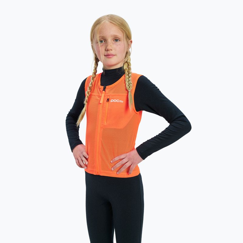 Dětská ochranná vesta POC Pocito VPD Air Vest Jr fluorescent orange 3