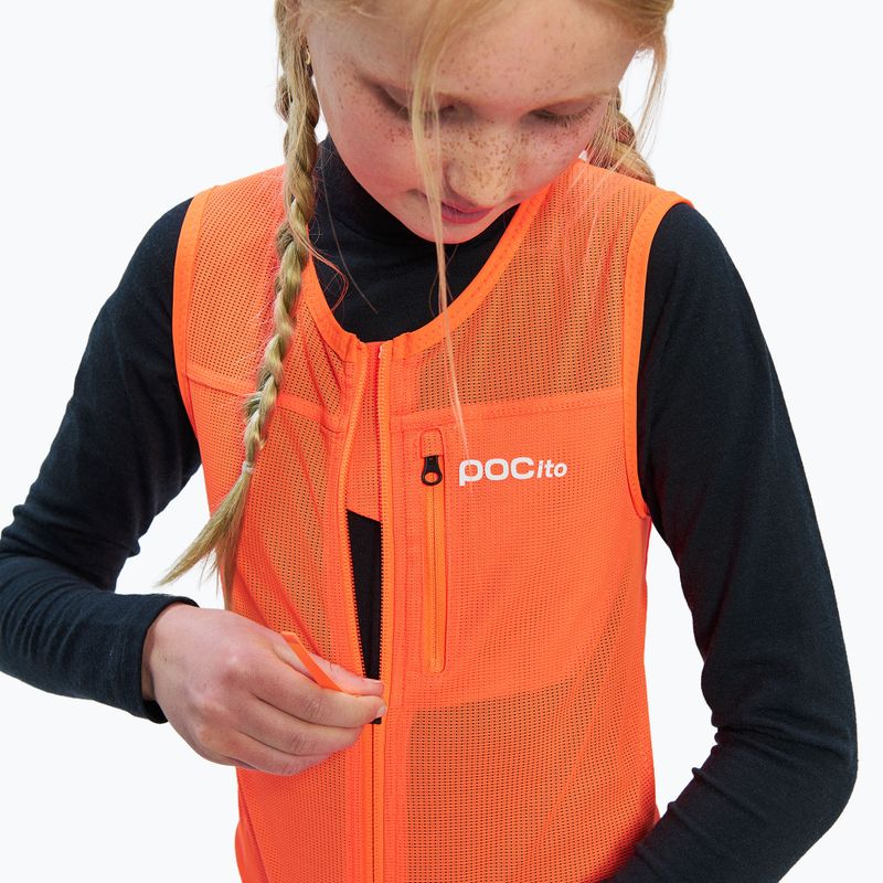 Dětská ochranná vesta POC Pocito VPD Air Vest Jr fluorescent orange 6