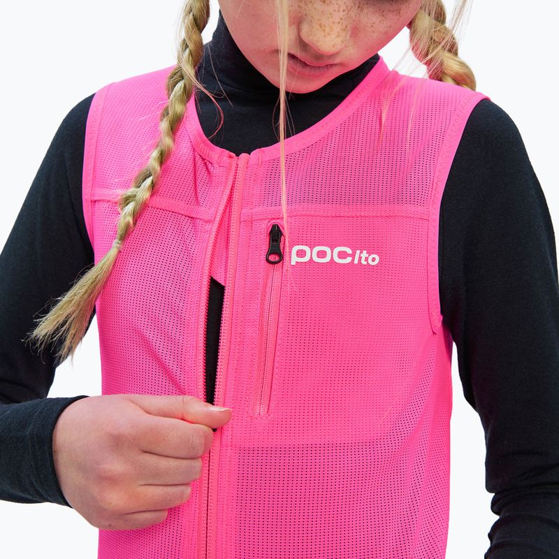 Dětská ochranná vesta POC Pocito VPD Air Vest Jr fluorescent pink 6