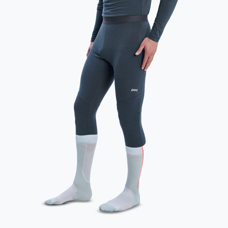 Pánské termo legíny POC Layer Merino 3/4 Tights sylvanite grey 4
