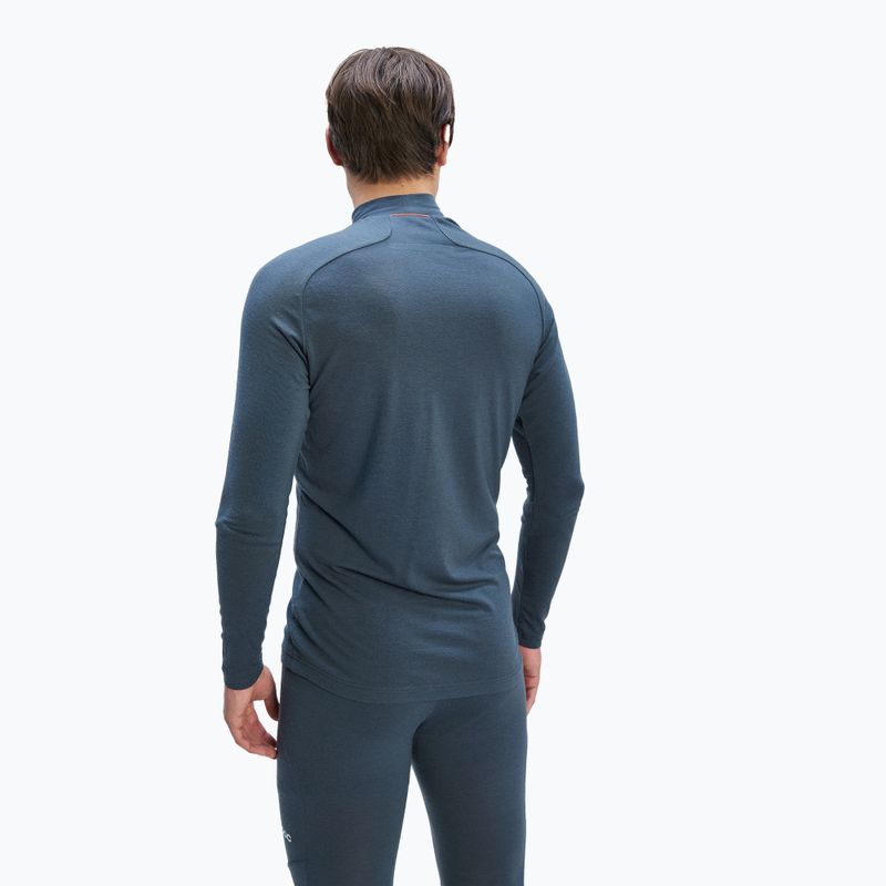 Pánská termoakční mikina POC Layer Merino Mock Neck Jersey sylvanite grey 3