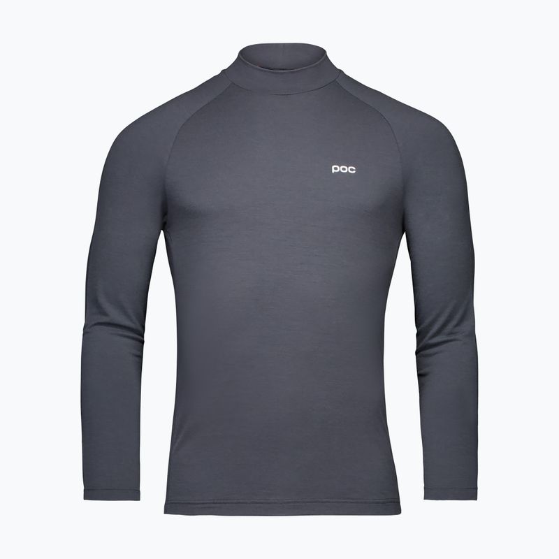 Pánská termoakční mikina POC Layer Merino Mock Neck Jersey sylvanite grey 4