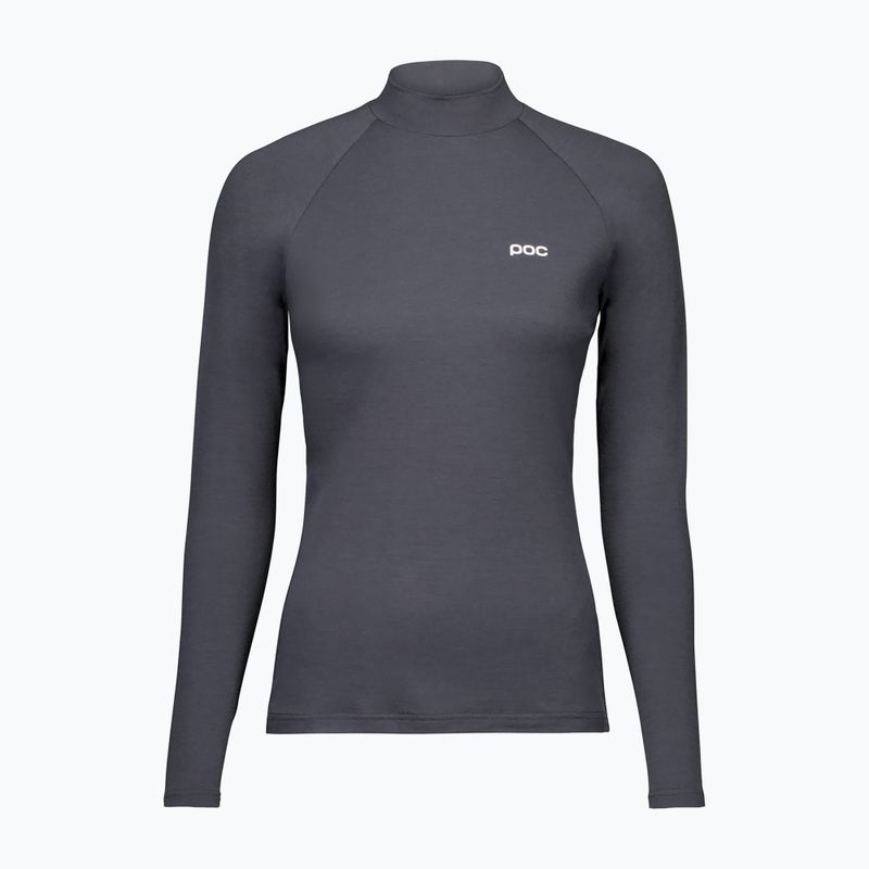 Dámská termoakční mikina POC Layer Merino Mock Neck Jersey sylvanite grey 3