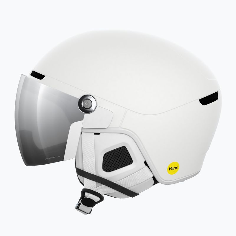 Lyžařská helma POC Obex Visor Hydrogen white matt/clarity u/partly sunny/silver 2