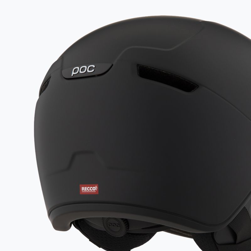 Lyžařská helma POC Obex Visor uranium black matt/clarity u/partly sunny/silver 8