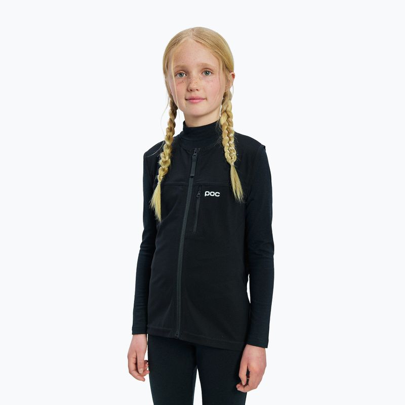 Dětská termo mikina POC Layer Merino Mock Neck Jersey Jr uranium black 4
