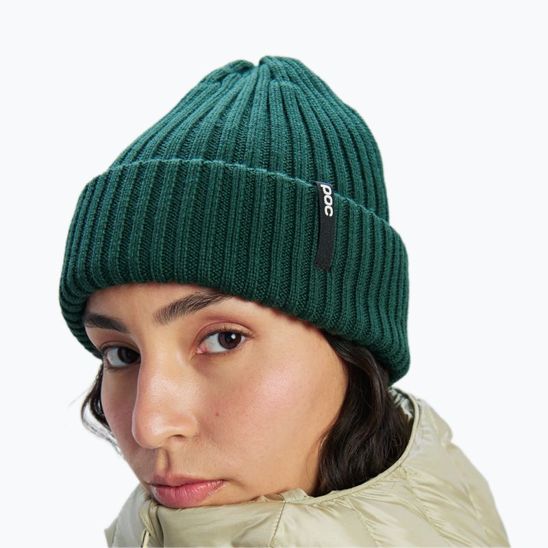 Zimní čepice POC Beanie pargasite green 2