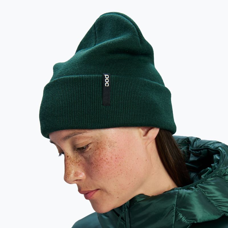 Zimní čepice POC Beanie Flat pargasite green 2