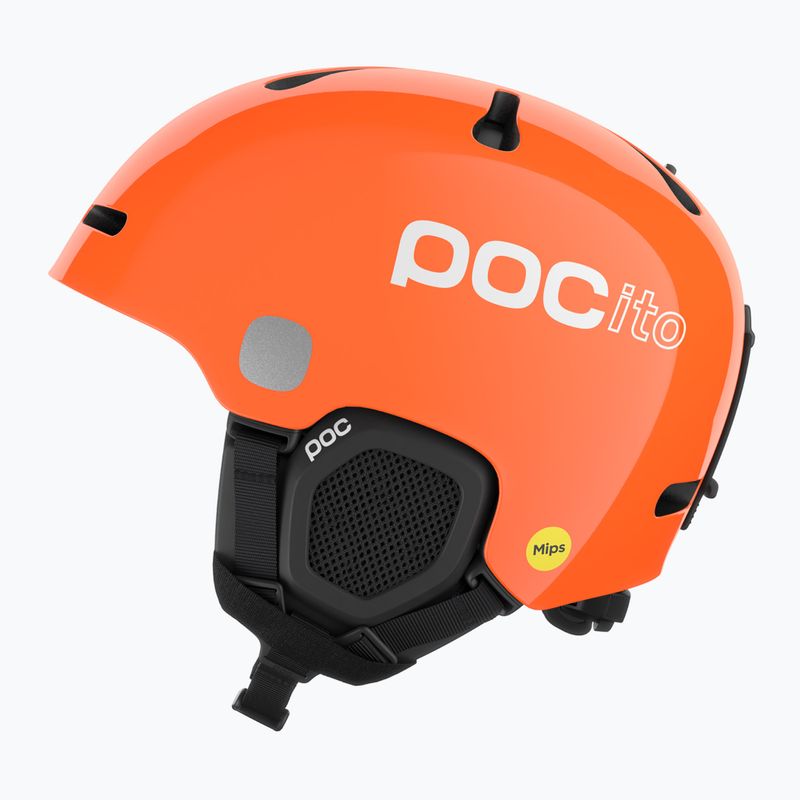 Dětská lyžařská helma POC POCito Fornix MIPS fluorescent orange 2