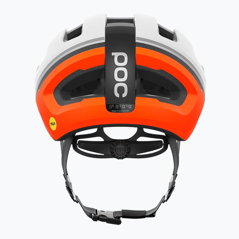 Cyklistická přilba  POC Omne Beacon MIPS hydrogen white/fluorescent orange matt 4