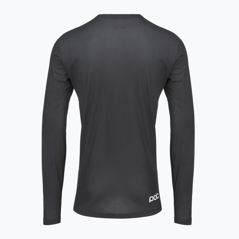Pánský cyklistický dres longsleeve POC Motion Air Jersey uranium black 2
