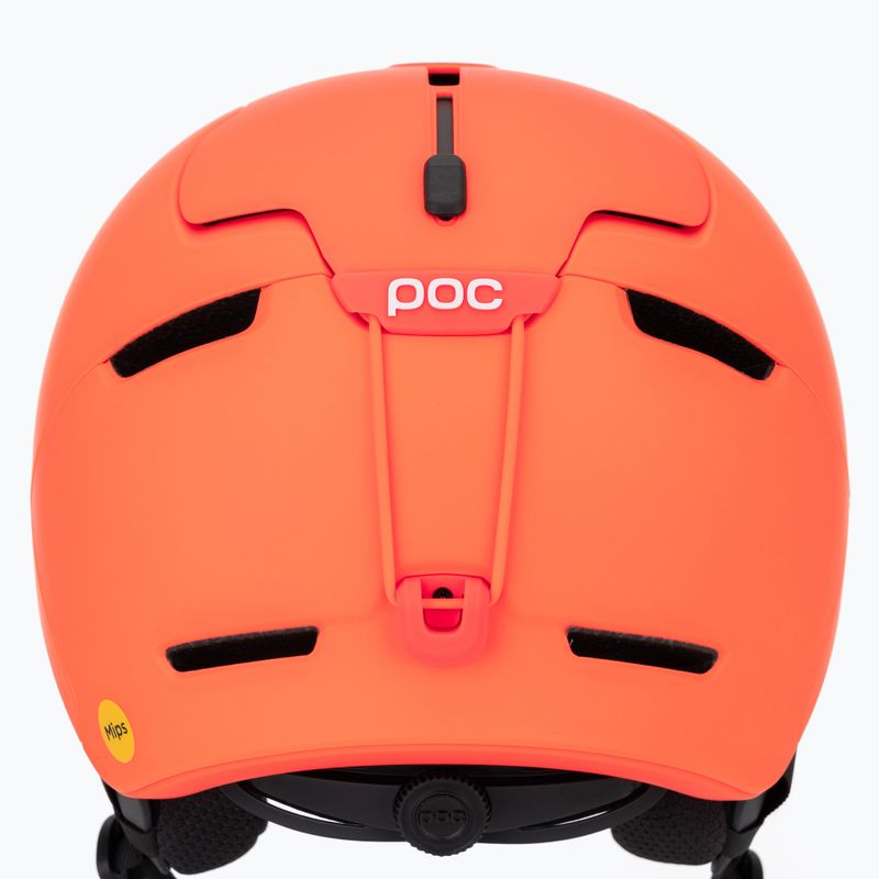Lyžařská helma POC Obex MIPS fluorescent orange matt 8