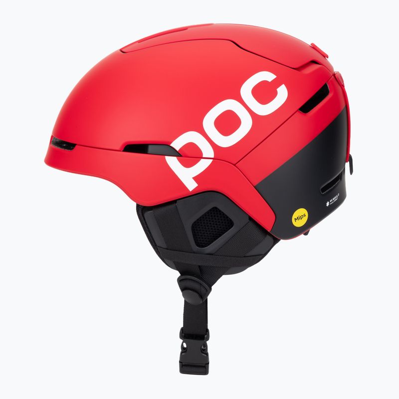 Lyžařská helma POC Obex BC MIPS prismane red matt 3