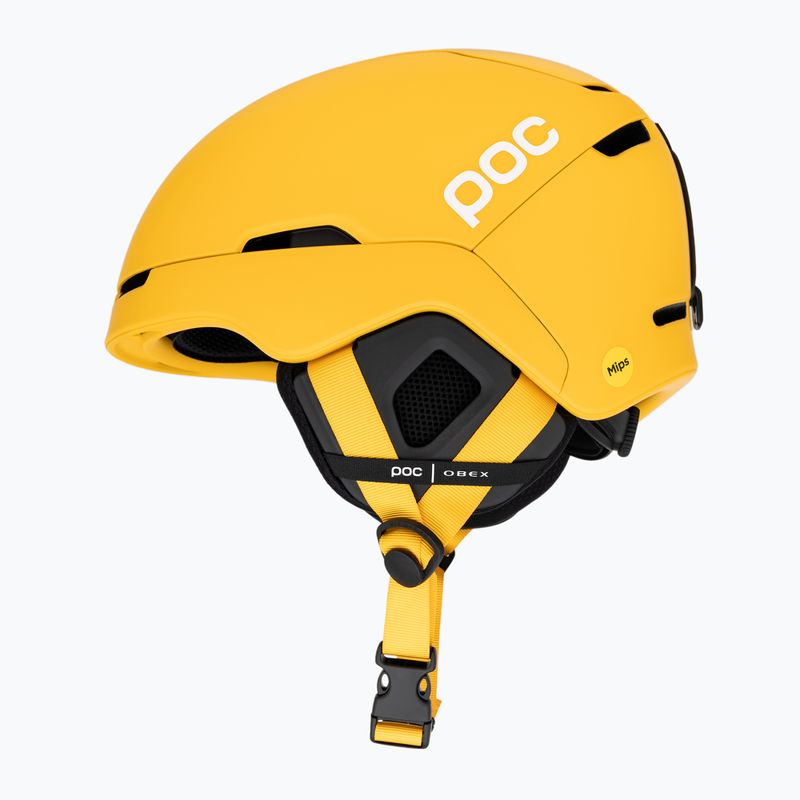 Lyžařská helma POC Obex MIPS sulphite yellow matt 5