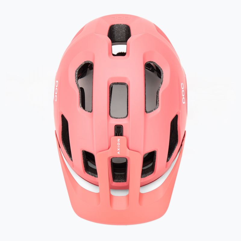 Cyklistická helma POC Axion ammolite coral matt 6