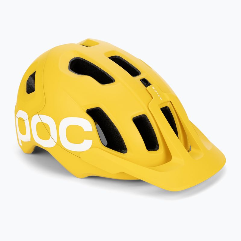 Cyklistická přilba POC Axion Race MIPS aventurine yellow matt