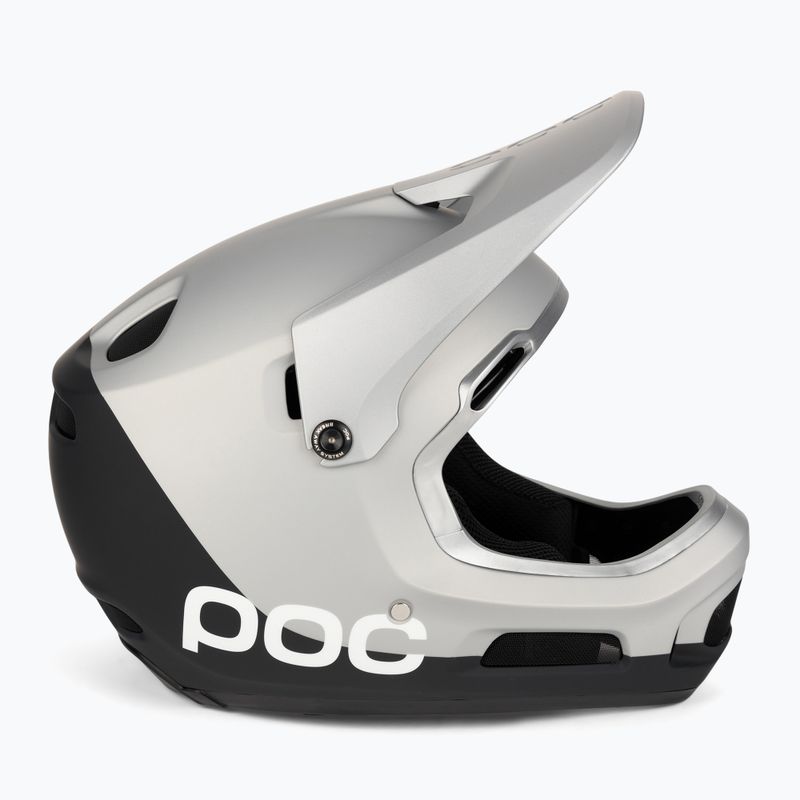 Cyklistická přilba POC Coron Air MIPS argentite silver/uranium black matt 3
