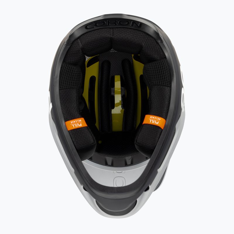 Cyklistická přilba POC Coron Air MIPS argentite silver/uranium black matt 5