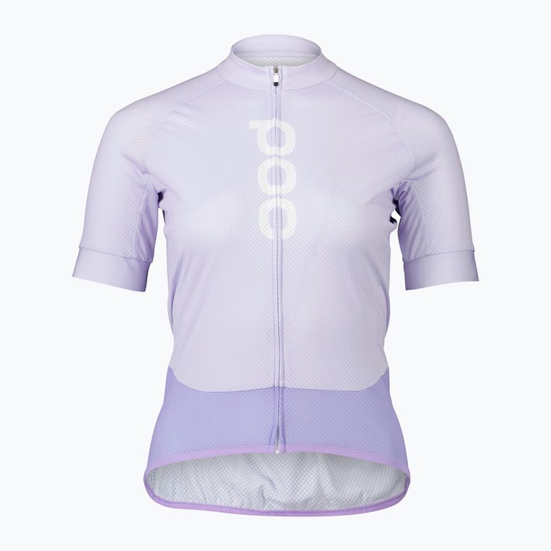Dámský cyklistický dres POC Essential Road Logo purple amethyst/purple quartz