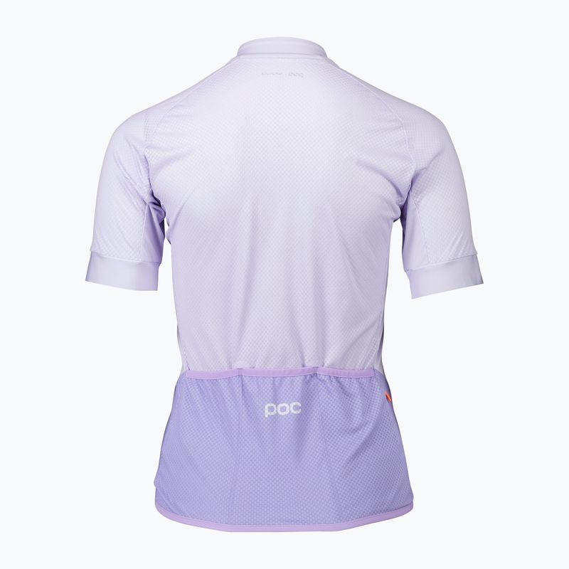 Dámský cyklistický dres POC Essential Road Logo purple amethyst/purple quartz 2