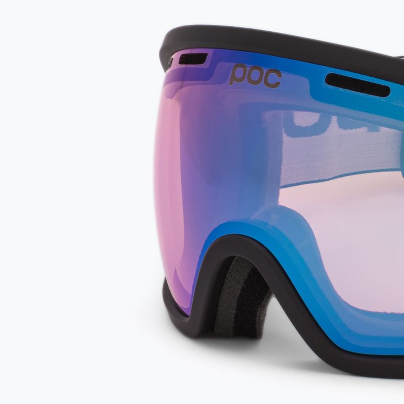 Lyžařské brýle POC Fovea Clarity Photochromic uranium black/clarity photo light pink/sky blue 5