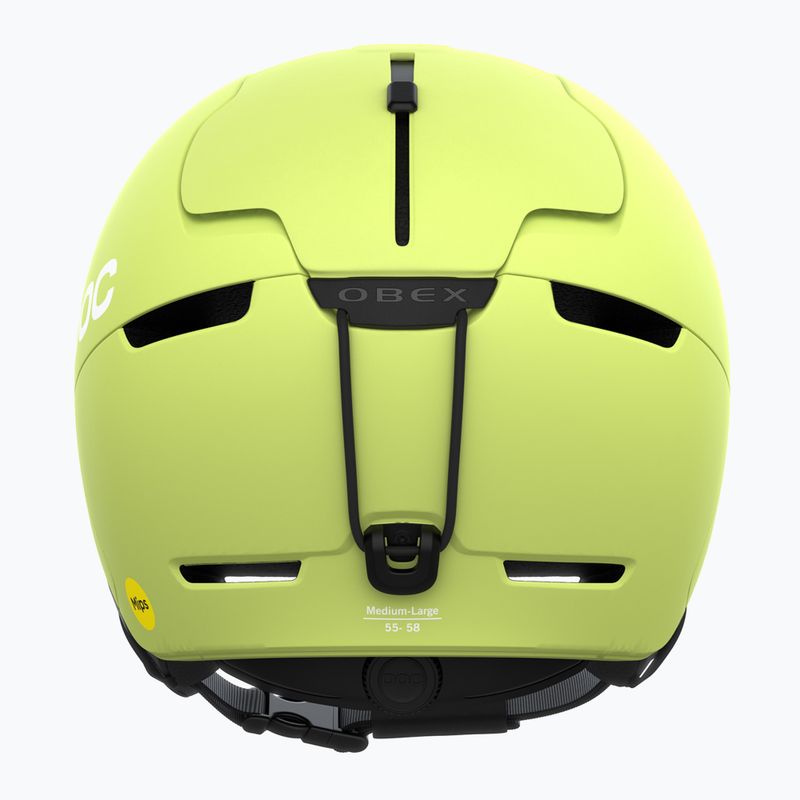 Lyžařská helma POC Obex MIPS lemon calcite matt 11
