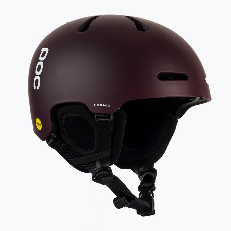 Lyžařská helma POC Fornix MIPS garnet red matt