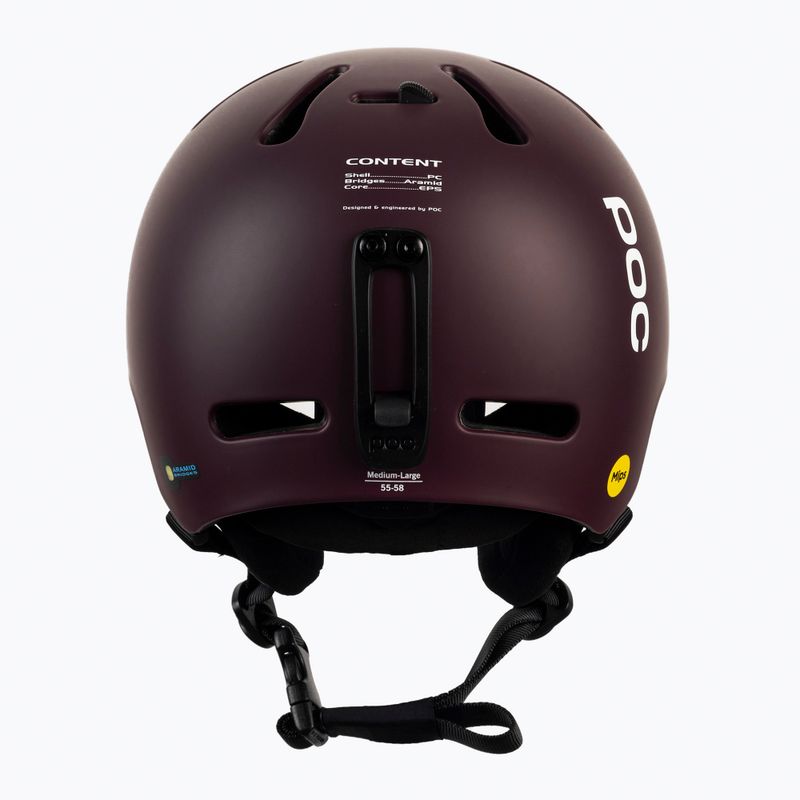 Lyžařská helma POC Fornix MIPS garnet red matt 3