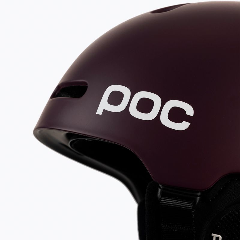Lyžařská helma POC Fornix MIPS garnet red matt 6