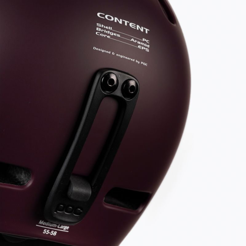Lyžařská helma POC Fornix MIPS garnet red matt 7