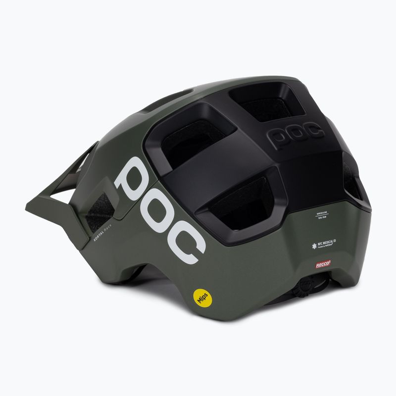 Cyklistická přilba POC Kortal Race MIPS epidote green/uranium black metallic/matt 4