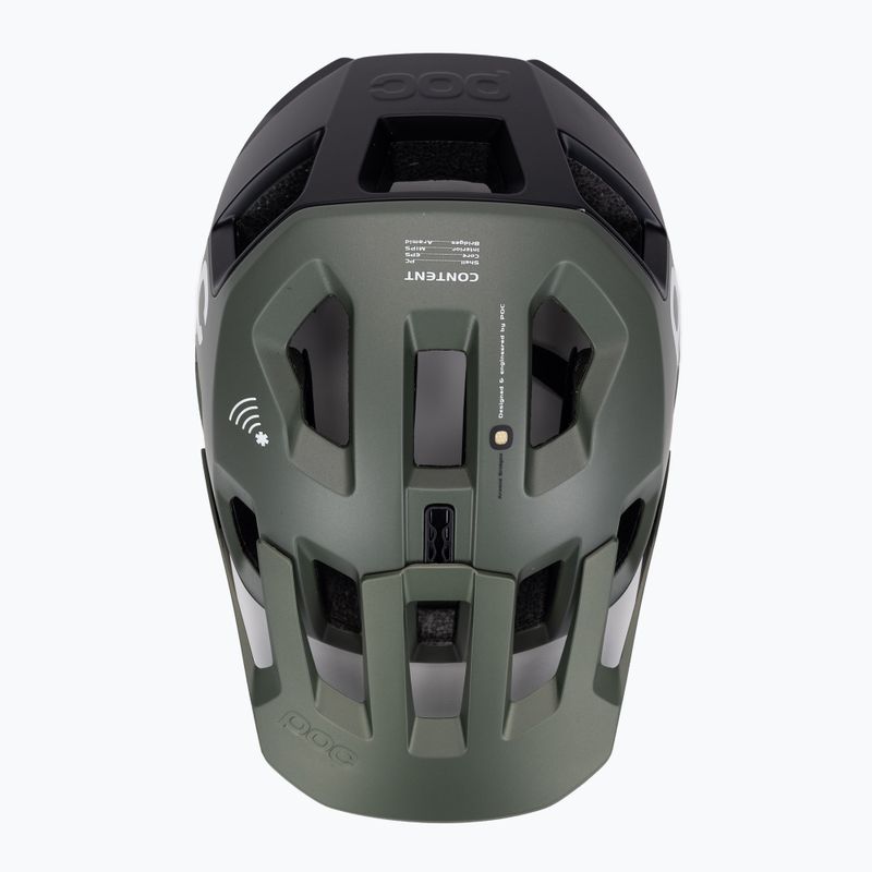 Cyklistická přilba POC Kortal Race MIPS epidote green/uranium black metallic/matt 6