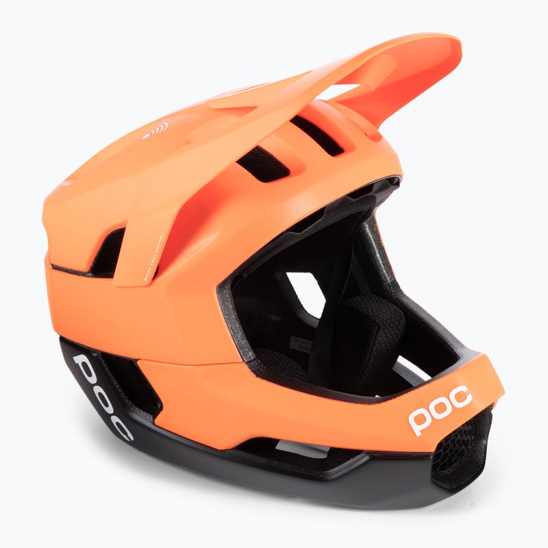 Cyklistická přilba POC Otocon Race MIPS fluorescent orange avip/uranium black matt